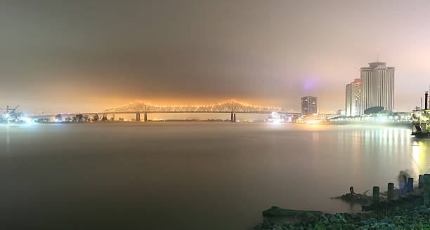 New Orleans in the fog