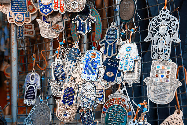 istock Hamsa- Hands of Fatima- at the flea market 637389834