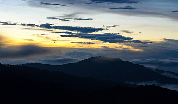 istock Of Sunrise And Mountain 637392268