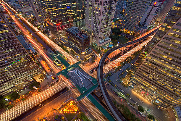 istock Sathorn Intersection, Bangkok, Thailand 637397196
