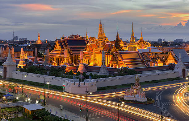 istock The Emerald Buddha at Sunset, Bangkok, Thailand 637397338