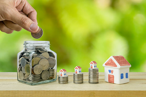 istock Savings plans for housing ,financial concept 637397634