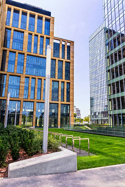 istock Business buildings, Warsaw, Poland 637400286