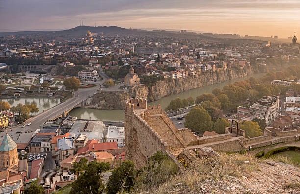 istock views of Tbilisi bird's-eye view 637401020