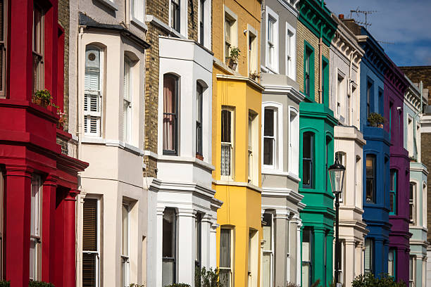istock Colorful London Homes 637403622