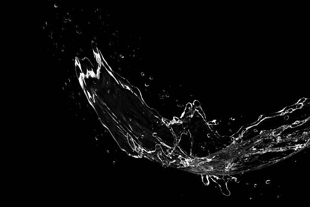 istock blue water splash isolated on black background 637405974