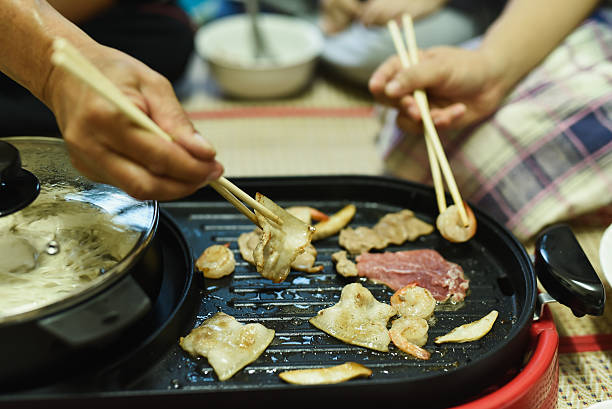 istock barbecue or Japanese style yakiniku 637410070
