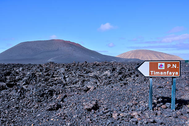 istock Volcanic landscapes on Timanfaya. 637411876