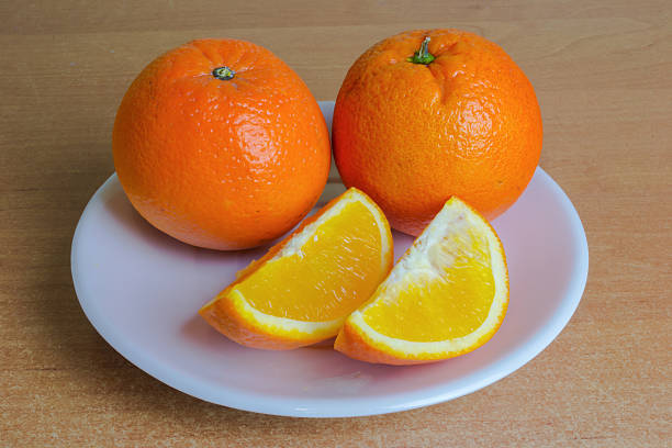 istock Orange fruits on the table. 637412652