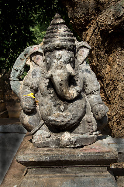 istock Stone Statue of Ganesha 637414520