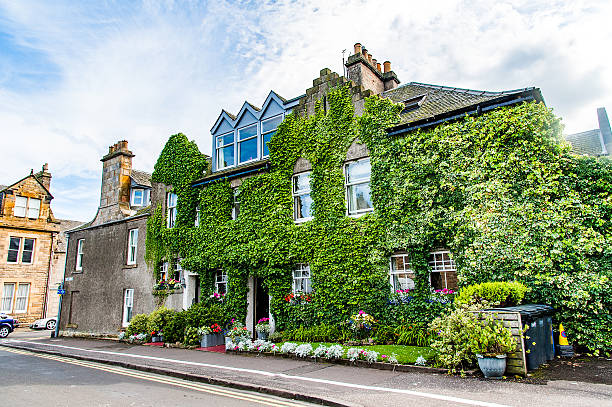 istock St. Andrews, Scotland, UK- circa sepotember 2016. typical house 637429556
