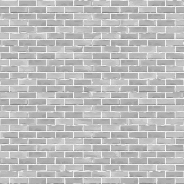 Vector illustration of Seamless Brick Wall Background