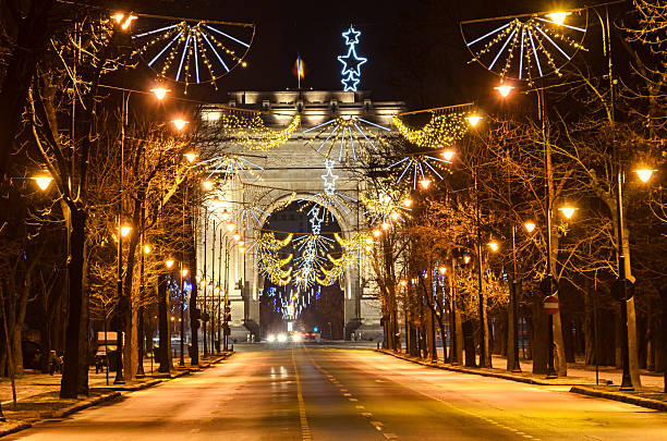 istock The Arch of Triumph (Arcul de Triumf) from Bucharest Romania 637443690