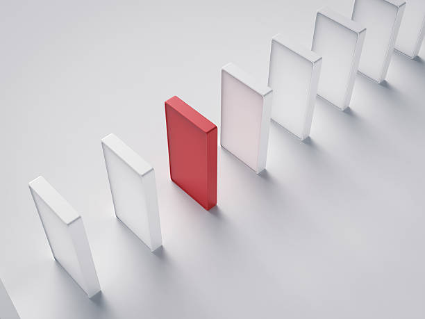 istock red domino for leadership concept 637444262