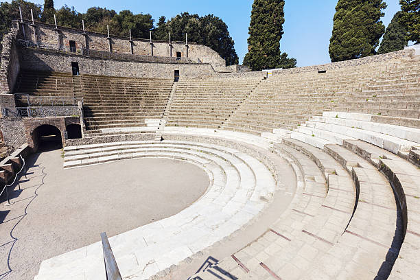 istock Roman apmhitheater - Pompei ruins 637456824
