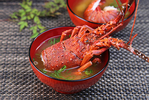 istock Miso soup of the lobster 637468840