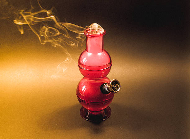 Smoking Bong Picture of a smoking bong.  bong stock pictures, royalty-free photos & images