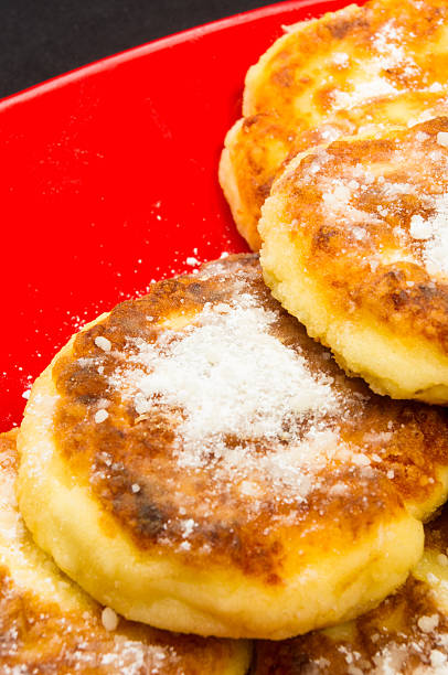 istock red plate of pancakes 637496832