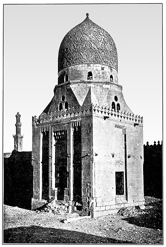 Antique photography of Tomb of the Sultan Salman-ibn-Selim