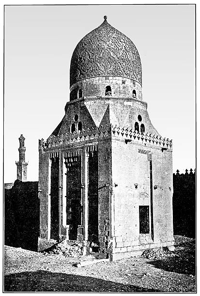 tomb of the sultan salman-ibn-selim - sultan selim ii imagens e fotografias de stock