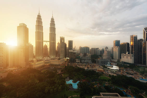 istock Kuala Lumpur skyscraper during sunset in Kuala Lumpur, Malaysia. 637502020
