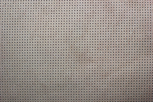 istock White beige velvet perforated leather texture background 637505666