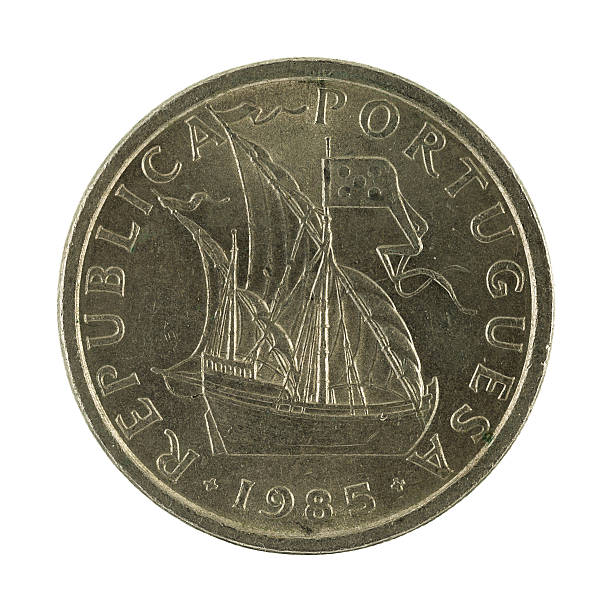 istock five portuguese escudo coin (1985) isolated on white background 637505940