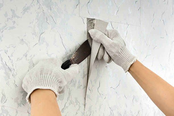 removing of old wallpapers from wall