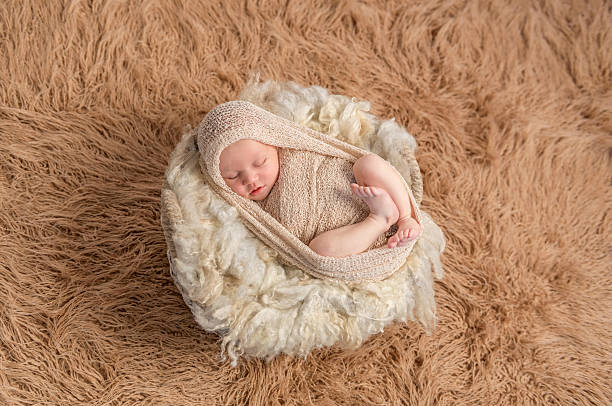 istock sweet sleeping newborn on fluffy terry blanket 637516856