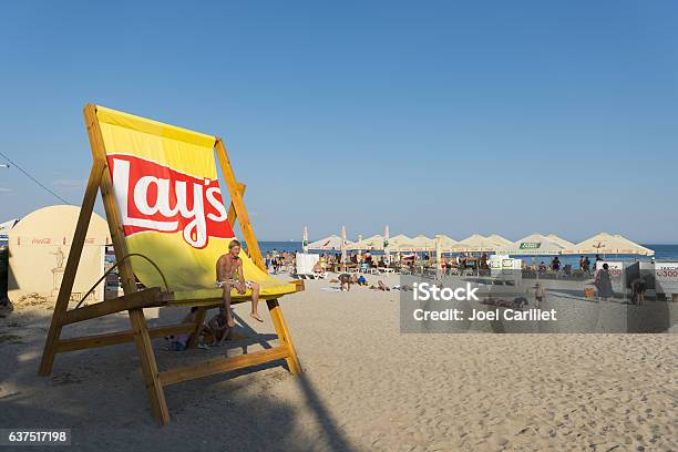 Beach Life In Odessa Ukraine Stock Photo - Download Image Now - Chair, Odessa - Ukraine, Oversized Object