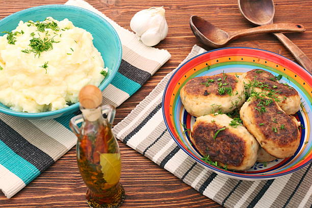 istock Fried savory tuna patties with potato 637518360