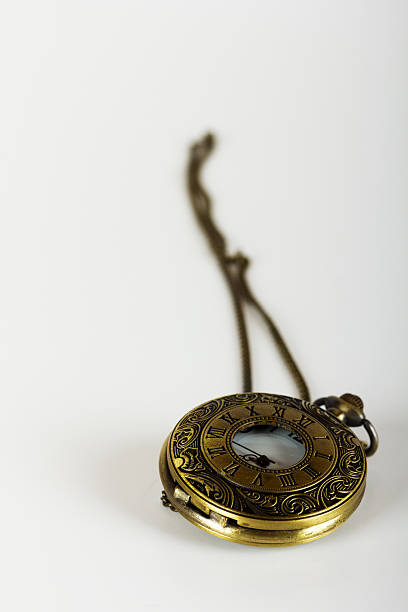 istock Pocket watch against a light background 637519162