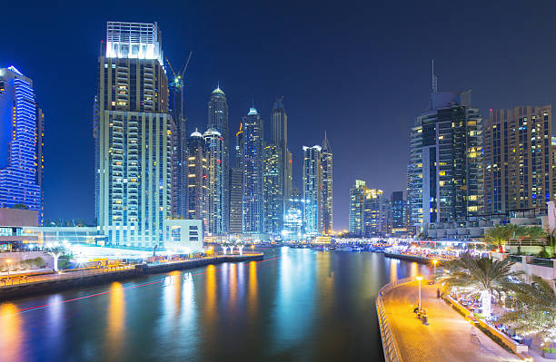 istock Luxury skyscrapers in Dubai Marina,Dubai,UAE 637520008