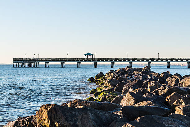 istock Buckroe Beach Pier and Rock Jetty 637531840