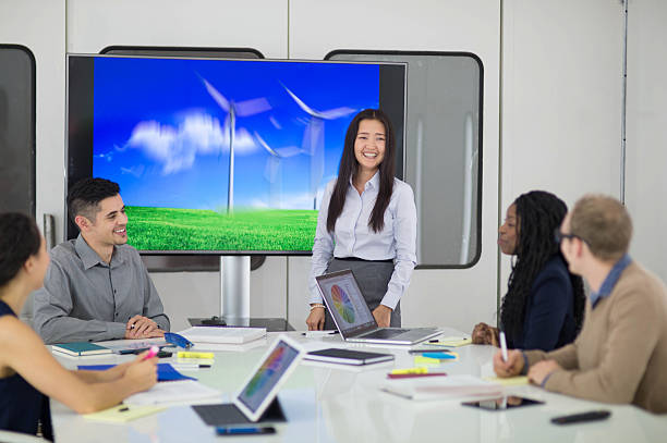 istock An empowered asian female business leader giving a presentation 637532994