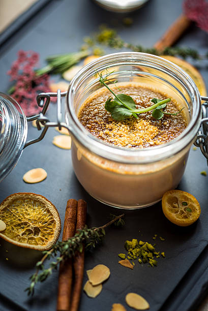 istock Chicken liver parfait with apple and date chutney 637534906