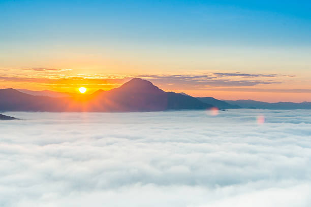 istock Sunrise On Mountain Fog In The Morning 637535558
