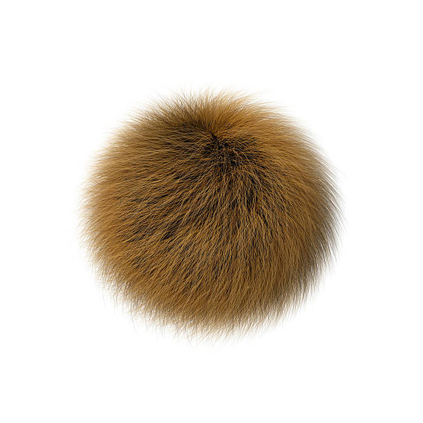 Fur ball Fur ball animal hair stock illustrations