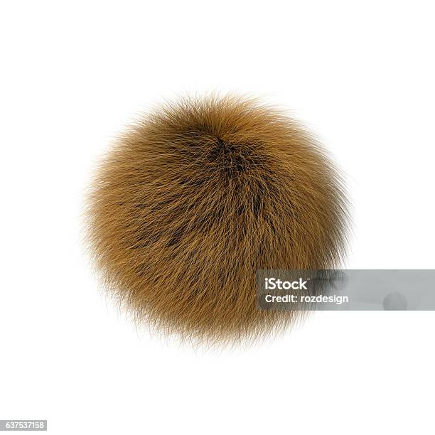 Fur Ball Stock Illustration - Download Image Now - Animal Hair, Fur, Sports Ball