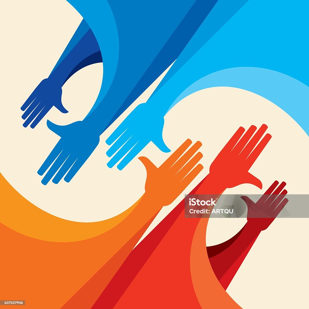 Teamwork Design Photo Design For Teamwork Concept Stock Illustration - Download Image Now ...