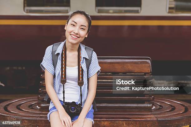 Young Asian Traveler Stock Photo - Download Image Now - Adult, Adults Only, Adventure