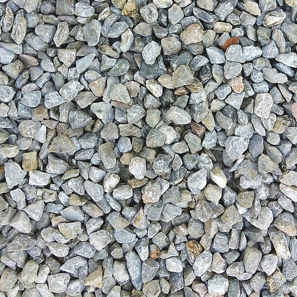 istock Close up top view of stone 637544416