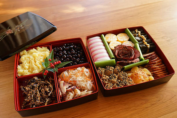 istock Japanese style new year's meal called Osechi 637548362