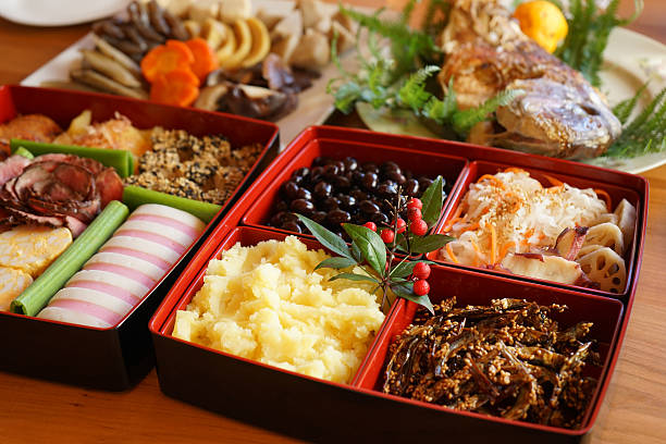 istock Japanese style new year's meal called Osechi 637548432