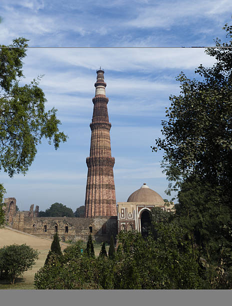 istock Qutub Minar and Alai Darwaza inside Qutb complex in Mehrauli 637552224