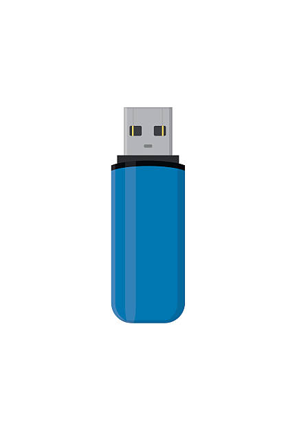 ilustrações de stock, clip art, desenhos animados e ícones de flash drive usb memory stick isolated on white background. - usb flash drive illustrations