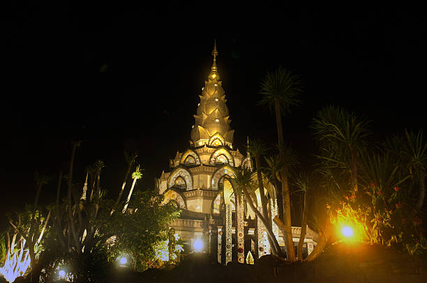 istock Large Pagoda at Wat Pha That Phra Sorn Kaew temple. 637556746