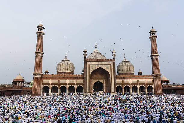 istock People praying inside Jama Masjid in Chandni Chowk. 637557286