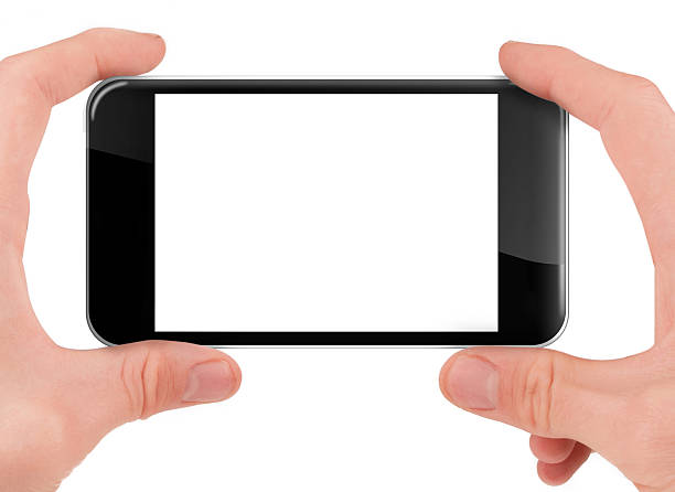 istock Hand holding a smart phone 637566696