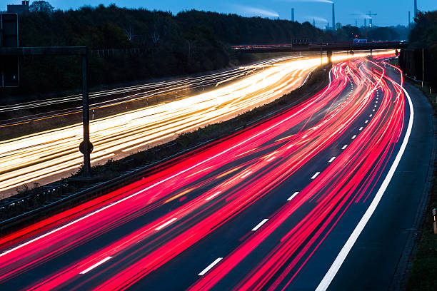 istock Motorway to Venlo long time exposure 637567650